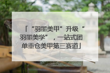 “羽墨美甲”升级“羽墨美学”，一站式团单重仓美甲第三赛道