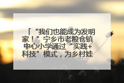 “我们也能成为发明家！”宁乡市老粮仓镇中心小学通过“实践+科技”模式，为乡村娃探索教育新路径