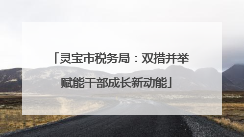 灵宝市税务局：双措并举 赋能干部成长新动能