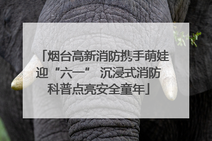 烟台高新消防携手萌娃迎“六一” 沉浸式消防科普点亮安全童年