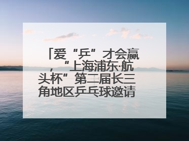 爱“乒”才会赢，“上海浦东·航头杯”第二届长三角地区乒乓球邀请赛举行