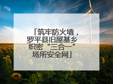 筑牢防火墙，罗平县旧屋基乡织密“三合一”场所安全网