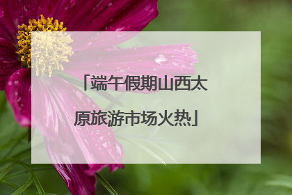 端午假期山西太原旅游市场火热