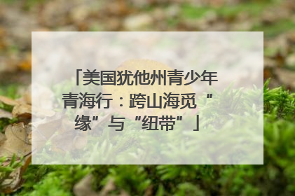美国犹他州青少年青海行：跨山海觅“缘”与“纽带”