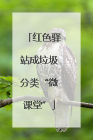 红色驿站成垃圾分类“微课堂”