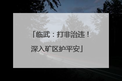 临武：打非治违！深入矿区护平安