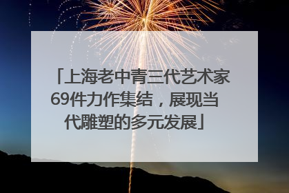 上海老中青三代艺术家69件力作集结，展现当代雕塑的多元发展