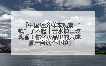 中国经济样本观察·“镇”了不起丨苦水镇里玫瑰香！你化妆品里的六成香产自这个小镇