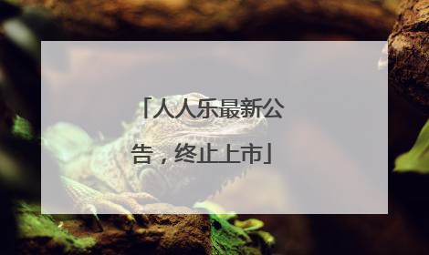 人人乐最新公告，终止上市