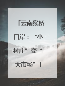 云南猴桥口岸：“小村庄”变“大市场”