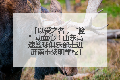 以爱之名，“篮”动童心！山东高速篮球俱乐部走进济南市黎明学校