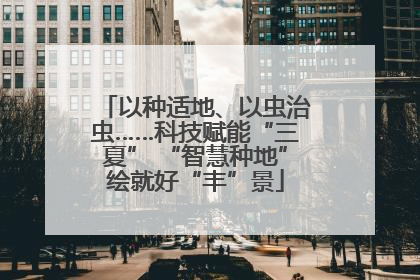 以种适地、以虫治虫……科技赋能“三夏” “智慧种地”绘就好“丰”景