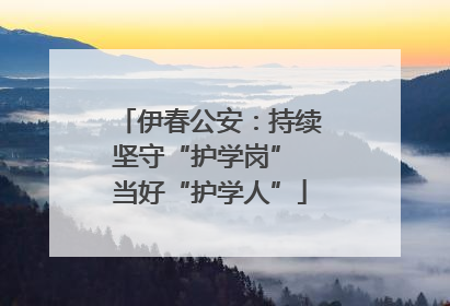 伊春公安：持续坚守“护学岗” 当好“护学人”
