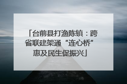 台前县打渔陈镇：跨省联建架通“连心桥” 惠及民生促振兴