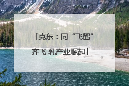 克东：同“飞鹤”齐飞 乳产业崛起