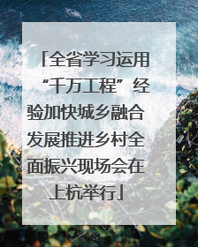 全省学习运用“千万工程”经验加快城乡融合发展推进乡村全面振兴现场会在上杭举行