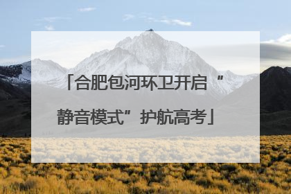 合肥包河环卫开启“静音模式”护航高考