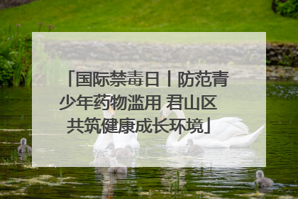 国际禁毒日丨防范青少年药物滥用 君山区共筑健康成长环境