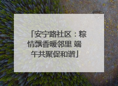 安宁路社区：粽情飘香暖邻里 端午共聚促和谐
