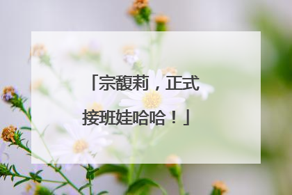 宗馥莉，正式接班娃哈哈！