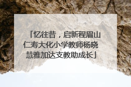 忆往昔，启新程眉山仁寿大化小学教师杨晓慧雅加达支教助成长