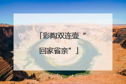 彩陶双连壶“回家省亲”