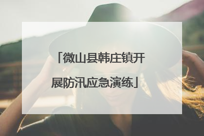 微山县韩庄镇开展防汛应急演练