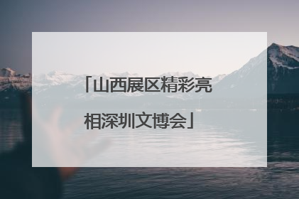 山西展区精彩亮相深圳文博会