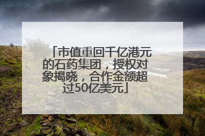 市值重回千亿港元的石药集团，授权对象揭晓，合作金额超过50亿美元
