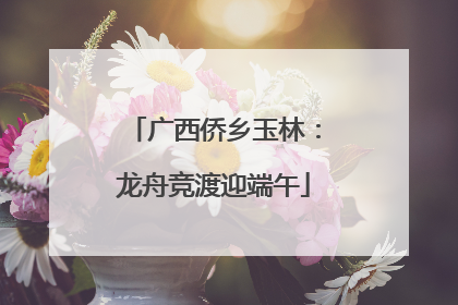 广西侨乡玉林：龙舟竞渡迎端午