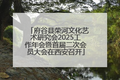 府谷县荣河文化艺术研究会2025工作年会暨首届二次会员大会在西安召开