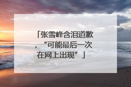 张雪峰含泪道歉，“可能最后一次在网上出现”