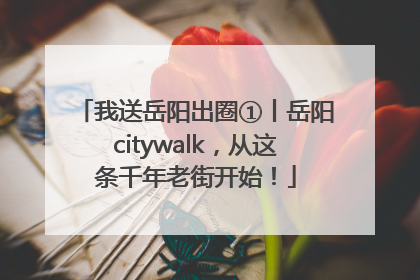 我送岳阳出圈①丨岳阳citywalk，从这条千年老街开始！