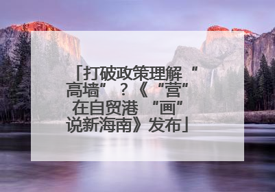 打破政策理解“高墙”？《“营”在自贸港 “画”说新海南》发布