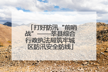 打好防汛“前哨战”——莘县综合行政执法局筑牢城区防汛安全防线