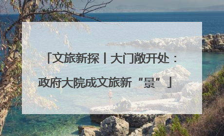 文旅新探丨大门敞开处：政府大院成文旅新“景”
