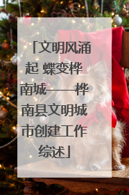 文明风涌起 蝶变桦南城——桦南县文明城市创建工作综述