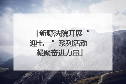 新野法院开展“迎七一”系列活动 凝聚奋进力量