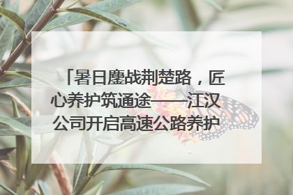 暑日鏖战荆楚路，匠心养护筑通途——江汉公司开启高速公路养护专项工程建设热潮