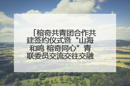 榕奇共青团合作共建签约仪式暨“山海和鸣 榕奇同心”青联委员交流交往交融活动在福州举行