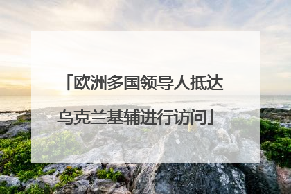 欧洲多国领导人抵达乌克兰基辅进行访问