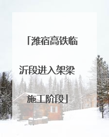 潍宿高铁临沂段进入架梁施工阶段
