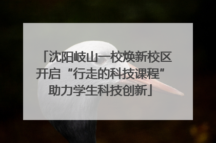 沈阳岐山一校焕新校区开启“行走的科技课程”助力学生科技创新