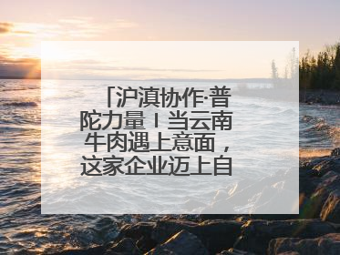 沪滇协作·普陀力量〡当云南牛肉遇上意面，这家企业迈上自研发展快车道