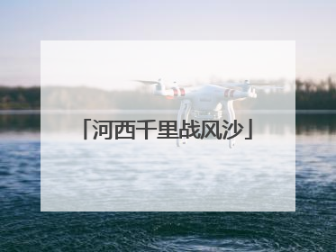 河西千里战风沙