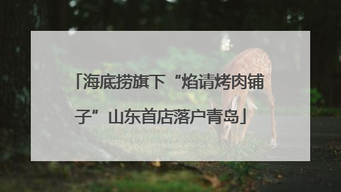 海底捞旗下“焰请烤肉铺子”山东首店落户青岛
