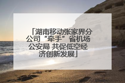 湖南移动张家界分公司“牵手”省机场公安局 共促低空经济创新发展