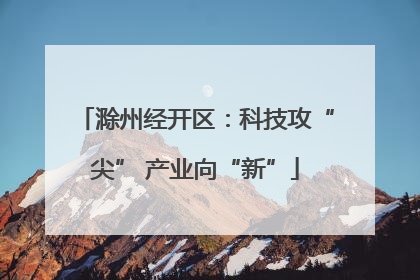 滁州经开区：科技攻“尖” 产业向“新”