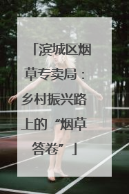 滨城区烟草专卖局：乡村振兴路上的“烟草答卷”