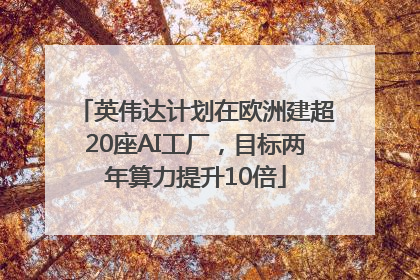 英伟达计划在欧洲建超20座AI工厂，目标两年算力提升10倍